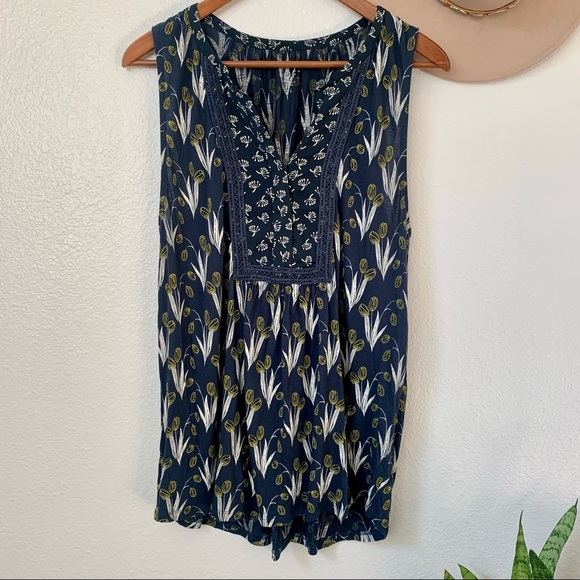 LOFT Sleeveless Button Blouse - Picture 15 of 15